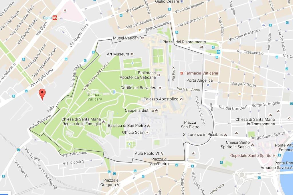 Il Pesco Al Vaticano Casa de Férias